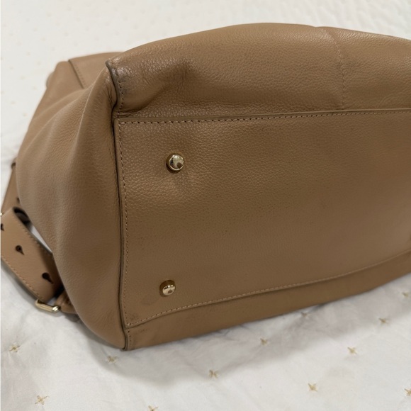 Mina Baie Harper Full Oat leather backpack diaper bag - Picture 8 of 10